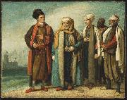 The Ambassador from Tunis with His Attendants as He Appeared in England in 1781 Benjamin West